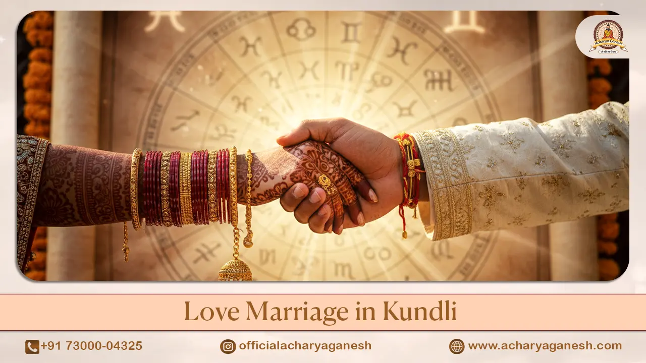 Love Marriage in Kundali